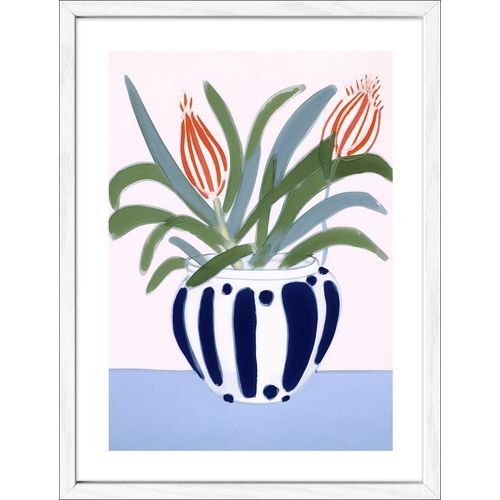 4019449520501 - Gerahmtes Bild STRIPED VASE 4019449520501 - Gerahmtes Bild STRIPED VASE