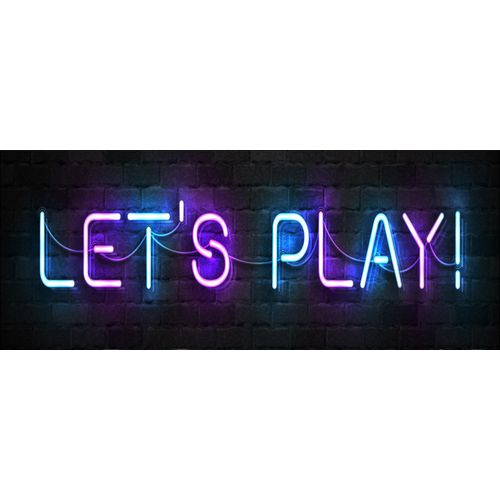 4019449518676 - Glasbild NEON LETS PLAY 4019449518676 - Glasbild NEON LETS PLAY