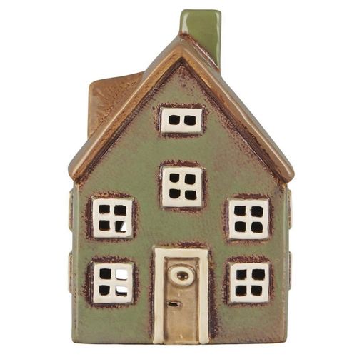 5709898367114 - Teelicht-Haus Nyhavn grün mit brauner Tür 11 x 95 x 165 cm 5709898367114 - Teelicht-Haus Nyhavn grün mit brauner Tür 11 x 95 x 165 cm