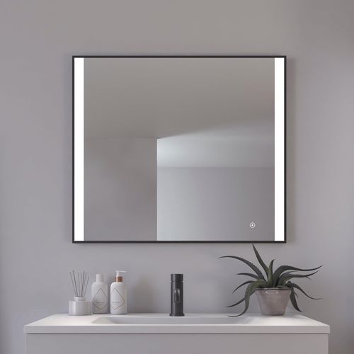 5705387009787 - Badspiegel LOEVSCHALL Libra Quadratisch Badzimmerspiegel mit LED Beleuchtung Spiegel Gr B H T 86cm x 76cm x 29cm Spiegelglas silberfarben (silber) Touchpanel für Lichtsteuerung Dimmbar Spiegel Dänisches Design 5705387009787 - Badspiegel LOEVSCHALL Libra Quadratisch Badzimmerspiegel mit LED Beleuchtung Spiegel Gr B H T 86cm x 76cm x 29cm Spiegelglas silberfarben (silber) Touchpanel für Lichtsteuerung Dimmbar Spiegel Dänisches Design