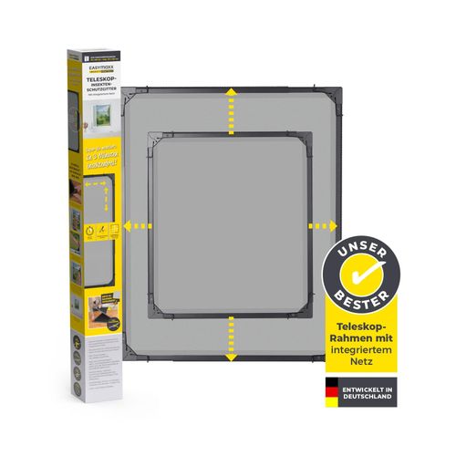 4067522016359 - EASYmaxx Moskitonetz Magic Fit anthrazit 4067522016359 - EASYmaxx Moskitonetz Magic Fit anthrazit