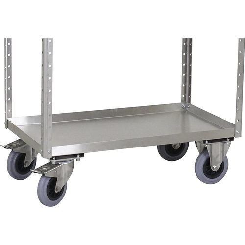 4054666025323 - Rollenset für Montagehilfswagen Edelstahl CustomLine 2 Lenkrollen mit Doppelstopp 2 Bockrollen Vollgummi spurlos Ø 160 mm 4054666025323 - Rollenset für Montagehilfswagen Edelstahl CustomLine 2 Lenkrollen mit Doppelstopp 2 Bockrollen Vollgummi spurlos Ø 160 mm