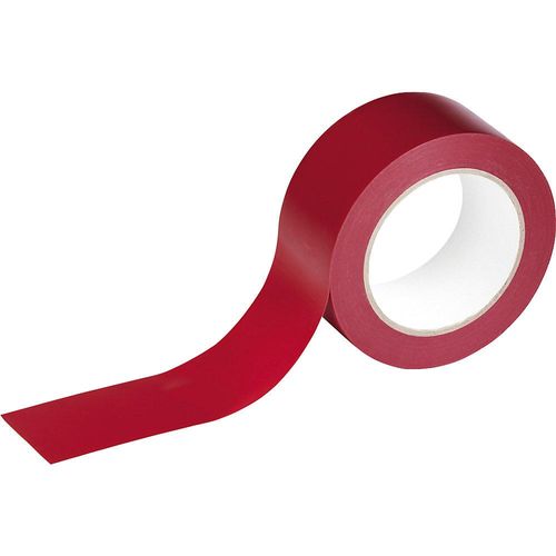 4005546736167 - Markierungsband BASIC für Innenbereich selbstklebend wieder ablösbar B 50 mm Weich-PVC rot 4005546736167 - Markierungsband BASIC für Innenbereich selbstklebend wieder ablösbar B 50 mm Weich-PVC rot
