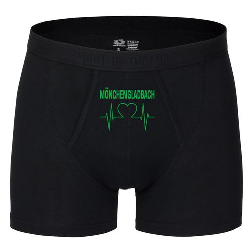4068859174187 - multifanshop Herren Boxer Short - Mönchengladbach - Herzschlag - Druck grün - Unterwäsche 4068859174187 - multifanshop Herren Boxer Short - Mönchengladbach - Herzschlag - Druck grün - Unterwäsche