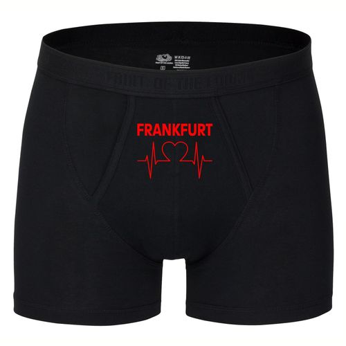 4068859106898 - multifanshop Herren Boxer Short - Frankfurt - Herzschlag - Druck rot - Unterwäsche 4068859106898 - multifanshop Herren Boxer Short - Frankfurt - Herzschlag - Druck rot - Unterwäsche