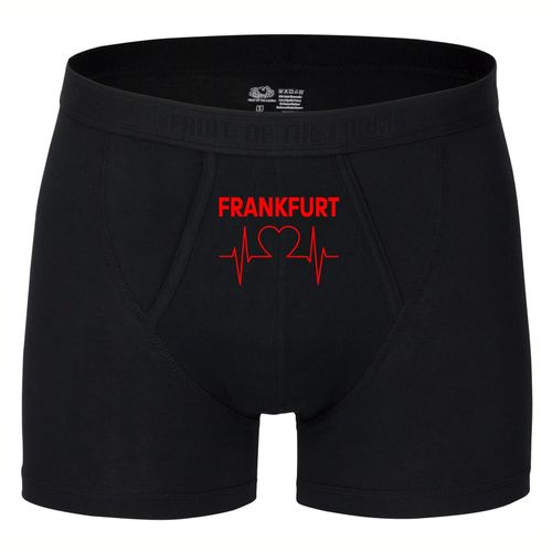 4068859106850 - multifanshop Herren Boxer Short - Frankfurt - Herzschlag - Druck rot - Unterwäsche 4068859106850 - multifanshop Herren Boxer Short - Frankfurt - Herzschlag - Druck rot - Unterwäsche