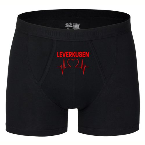 4068859113711 - multifanshop Herren Boxer Short - Leverkusen - Herzschlag - Druck rot - Unterwäsche 4068859113711 - multifanshop Herren Boxer Short - Leverkusen - Herzschlag - Druck rot - Unterwäsche