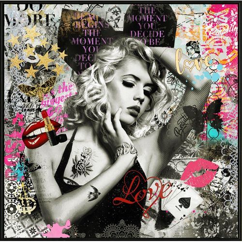 4050743077032 - Keilrahmenbild PLAY CAT (BHT 10250x10250x450 cm) BHT 10250x10250x450 cm bunt