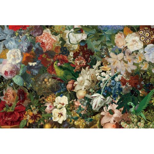 4050743076714 - Glasbild NOSTALGISCHE BLUMEN (BHT 150x100x40 cm) BHT 150x100x40 cm bunt Acrylglasbild