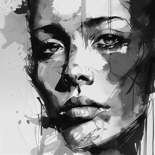 4050743079890 - Acrylglasbild GRAFFITI SCHÖNE (BHT 95x95x180 cm) BHT 95x95x180 cm bunt Glasbild