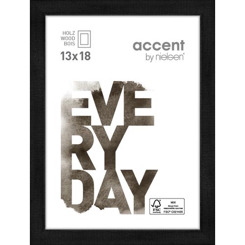 4012292494975 - Bilderrahmen ZOOM (LB 13x18 cm) LB 13x18 cm schwarz Fotorahmen