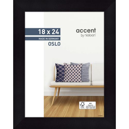 4012292502410 - Bilderrahmen OSLO (LB 18x24 cm) LB 18x24 cm schwarz Fotorahmen 4012292502410 - Bilderrahmen OSLO (LB 18x24 cm) LB 18x24 cm schwarz Fotorahmen