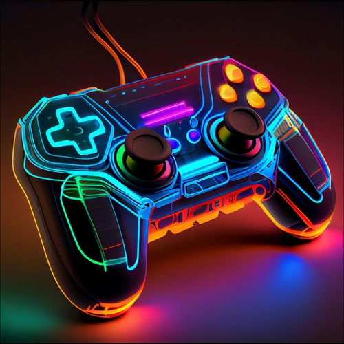 4019449518577 - Glasbild NEON CONTROLLER