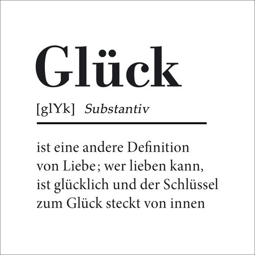 4019449474774 - PRO ART Keilrahmenbild GLÜCK (BHT 27x27x2 cm) BHT 27x27x2 cm bunt 4019449474774 - PRO ART Keilrahmenbild GLÜCK (BHT 27x27x2 cm) BHT 27x27x2 cm bunt