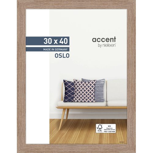 4012292408767 - Bilderrahmen OSLO (LB 30x40 cm) LB 30x40 cm braun Fotorahmen