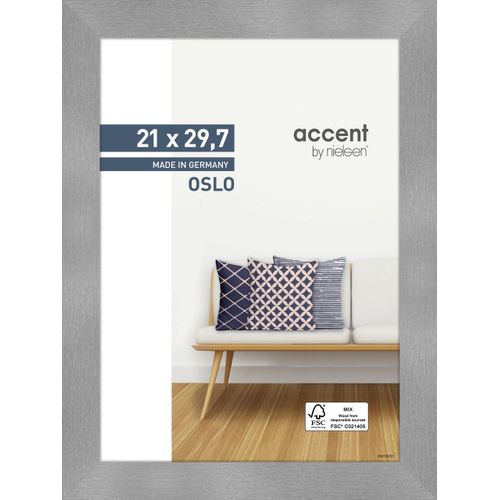 4012292408682 - Bilderrahmen OSLO (LB 21x2970 cm) LB 21x2970 cm grau Fotorahmen