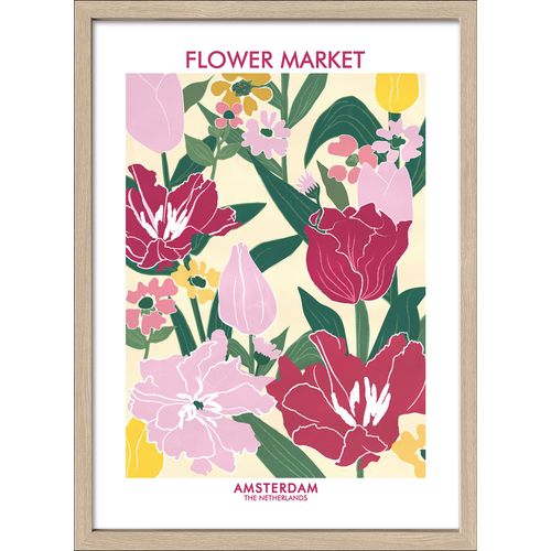 4019449499241 - PRO ART Gerahmtes Bild FLOWER MARKET I (BHT 55x75x320 cm) BHT 55x75x320 cm bunt 4019449499241 - PRO ART Gerahmtes Bild FLOWER MARKET I (BHT 55x75x320 cm) BHT 55x75x320 cm bunt