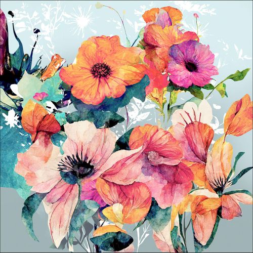 4019449501975 - PRO ART Aludibondbild FLOWERS V (BHT 50x50x110 cm) BHT 50x50x110 cm bunt Alubild Metallbild 4019449501975 - PRO ART Aludibondbild FLOWERS V (BHT 50x50x110 cm) BHT 50x50x110 cm bunt Alubild Metallbild