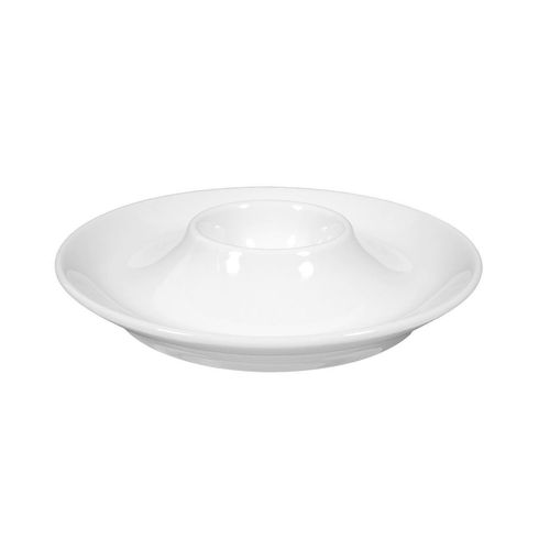 4003106630702 - Eierbecher mit Ablage Rondo Liane in weiß 13 cm 4003106630702 - Eierbecher mit Ablage Rondo Liane in weiß 13 cm
