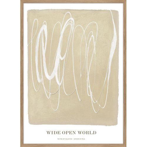 5715226314446 - Kunstdruck WIDE OPEN WORLD (LBH 50x70x2 cm) LBH 50x70x2 cm bunt Bild Gemälde Wandbild 5715226314446 - Kunstdruck WIDE OPEN WORLD (LBH 50x70x2 cm) LBH 50x70x2 cm bunt Bild Gemälde Wandbild