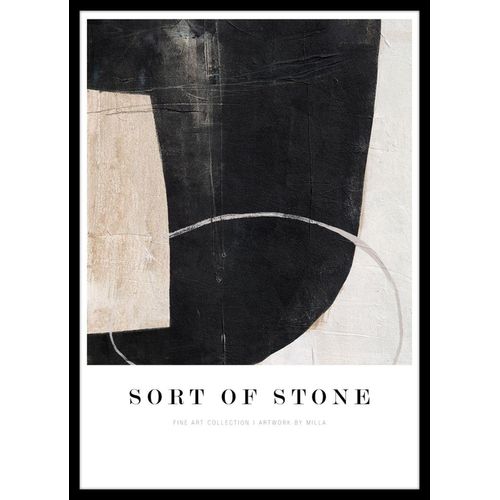 5715226314019 - Kunstdruck SORT OF STONE (LBH 50x70x2 cm) LBH 50x70x2 cm bunt Bild Gemälde Wandbild 5715226314019 - Kunstdruck SORT OF STONE (LBH 50x70x2 cm) LBH 50x70x2 cm bunt Bild Gemälde Wandbild
