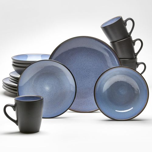 4009290173759 - Kombiservice VAN WELL Garda Geschirr-Sets Gr 16 tlg blau Geschirr-Sets für 4 Personen perfekt den täglichen Gebrauch 4009290173759 - Kombiservice VAN WELL Garda Geschirr-Sets Gr 16 tlg blau Geschirr-Sets für 4 Personen perfekt den täglichen Gebrauch