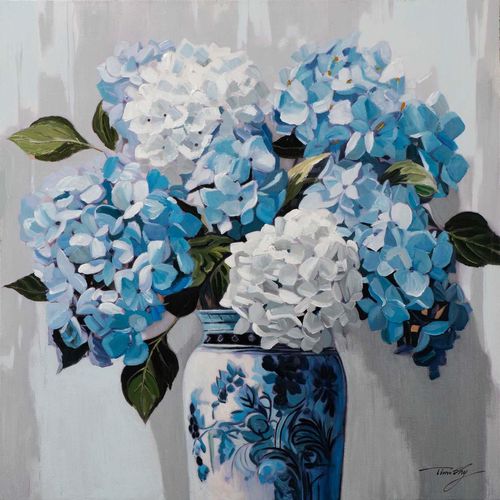 4050743090789 - Keilrahmenbild BLAUE HORTENSIE