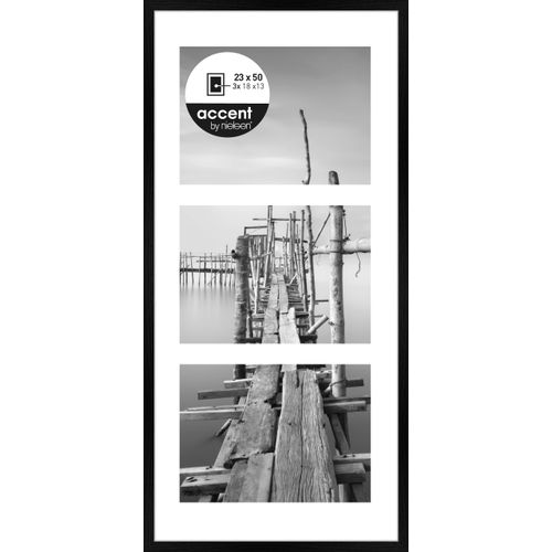 4012292845845 - Bilderrahmen AURA (LB 23x50 cm) LB 23x50 cm schwarz Fotorahmen