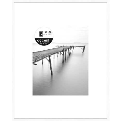 4012292845821 - Bilderrahmen AURA (LB 40x50 cm) LB 40x50 cm weiß Fotorahmen