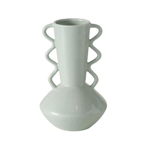 4066076369232 - Vase MARTA (BHT 16x25x16 cm) BHT 16x25x16 cm grün Blumenvase Blumengefäß 4066076369232 - Vase MARTA (BHT 16x25x16 cm) BHT 16x25x16 cm grün Blumenvase Blumengefäß