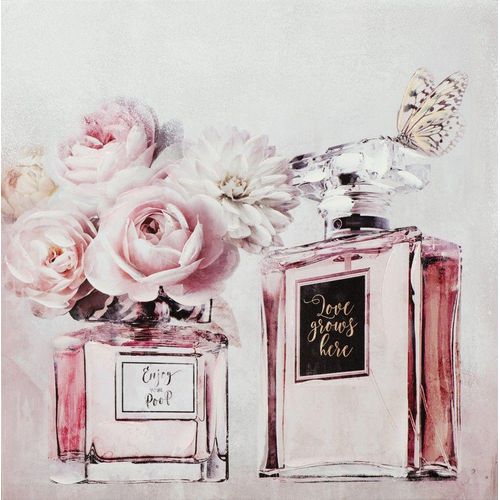 4050743056693 - Keilrahmenbild BLUMIGES PARFÜM (LBH 40x40x350 cm) LBH 40x40x350 cm bunt