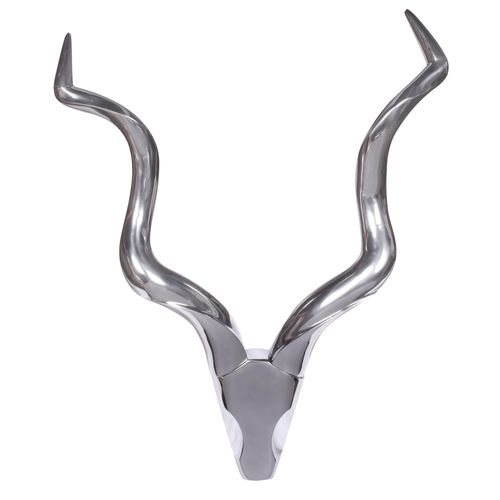 4250739287197 - Wanddekoration Geweih Deer L 80 cm Aluminium silbern 4250739287197 - Wanddekoration Geweih Deer L 80 cm Aluminium silbern