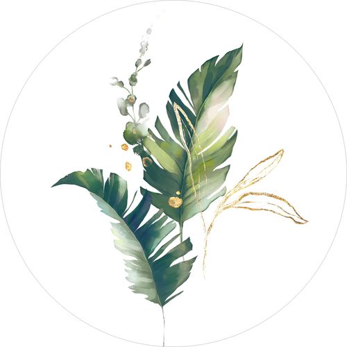 4019449470721 - PRO ART Glasbild WATERCOLOURED PALM (BHT 30x30x130 cm) BHT 30x30x130 cm bunt Acrylglasbild 4019449470721 - PRO ART Glasbild WATERCOLOURED PALM (BHT 30x30x130 cm) BHT 30x30x130 cm bunt Acrylglasbild