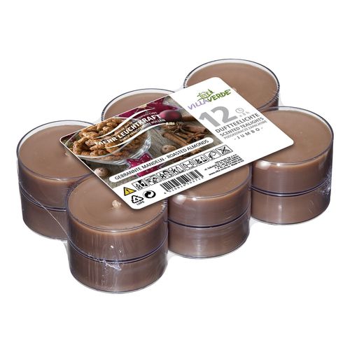 4019916503723 - Duftteelichter Jumbo GebrMandel h 23 cm ø 56 cm12 er Pack Duftteelichte - Villa Verde 4019916503723 - Duftteelichter Jumbo GebrMandel h 23 cm ø 56 cm12 er Pack Duftteelichte - Villa Verde