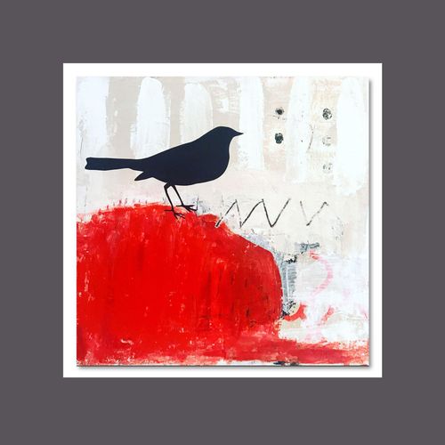 4062026302502 - Aludibondbild RED CHAIR (BH 50x50 cm) WIEDEMANN 4062026302502 - Aludibondbild RED CHAIR (BH 50x50 cm) WIEDEMANN