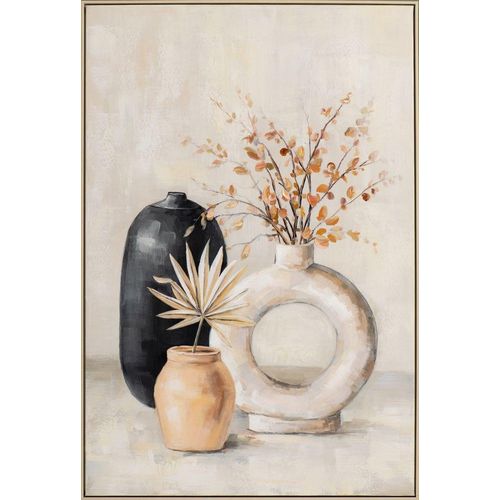 4050743085099 - Gemälde ZEN MOMENTE (BH 8250x12250 cm) BH 8250x12250 cm gold Bild Kunstdruck Wandbild