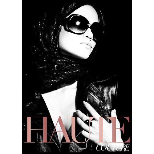 5715226056384 - Bild COUTURE 1 (BH 30x40 cm) BH 30x40 cm schwarz Kunstdruck Gemälde Wandbild