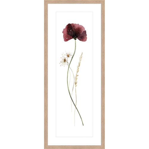 4250133653451 - Kunstdruck WILD FLOWERS I (BH 31x81 cm) BH 31x81 cm grün Bild Gemälde Wandbild
