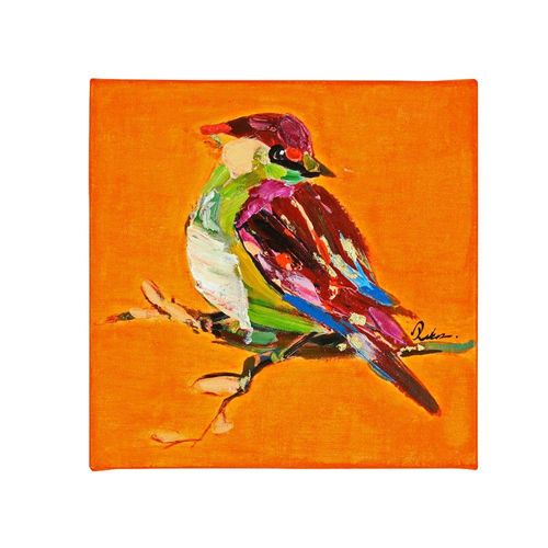 4030673543333 - Bild BIRDY (BH 30x30 cm) BH 30x30 cm orange Kunstdruck Gemälde Wandbild 4030673543333 - Bild BIRDY (BH 30x30 cm) BH 30x30 cm orange Kunstdruck Gemälde Wandbild
