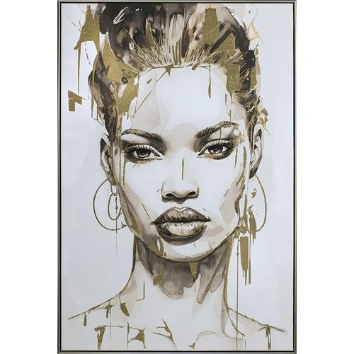 4050743089103 - Gemälde GOLD COVERED BEAUTY (BHT 90x129x550 cm) BHT 90x129x550 cm gold Bild Kunstdruck Wandbild 4050743089103 - Gemälde GOLD COVERED BEAUTY (BHT 90x129x550 cm) BHT 90x129x550 cm gold Bild Kunstdruck Wandbild