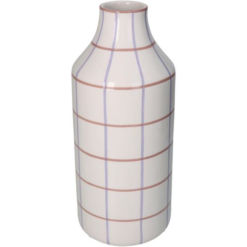 8719533221197 - Vase STRIPE (LBH 14x14x33 cm) LBH 14x14x33 cm weiß Blumenvase Blumengefäß 8719533221197 - Vase STRIPE (LBH 14x14x33 cm) LBH 14x14x33 cm weiß Blumenvase Blumengefäß