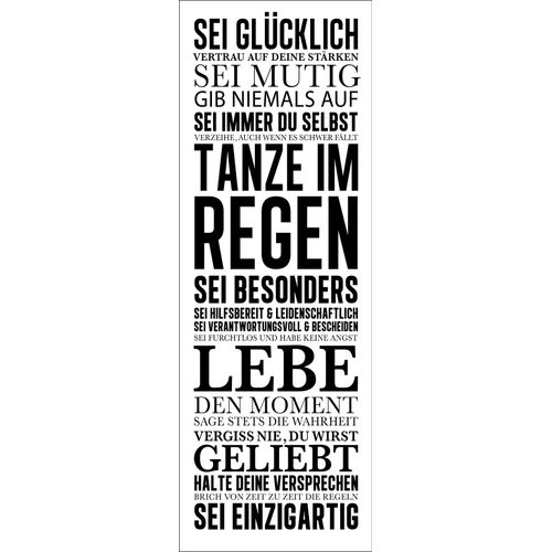 4019449441585 - PRO ART Keilrahmenbild HAUSORDNUNG I (LB 30x80 cm) LB 30x80 cm bunt 4019449441585 - PRO ART Keilrahmenbild HAUSORDNUNG I (LB 30x80 cm) LB 30x80 cm bunt