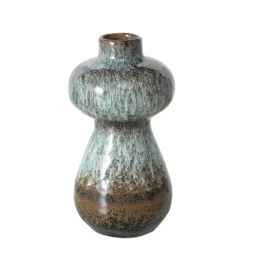 4066076250080 - Vase CLEMY (BHT 12x21x12 cm) BHT 12x21x12 cm bunt Blumenvase Blumengefäß 4066076250080 - Vase CLEMY (BHT 12x21x12 cm) BHT 12x21x12 cm bunt Blumenvase Blumengefäß