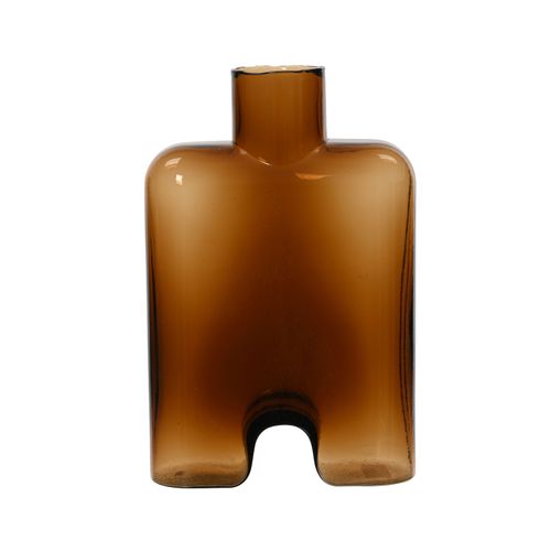 8720194864265 - Vase (LBH 31x8x20 cm) LBH 31x8x20 cm braun Blumenvase Blumengefäß 8720194864265 - Vase (LBH 31x8x20 cm) LBH 31x8x20 cm braun Blumenvase Blumengefäß