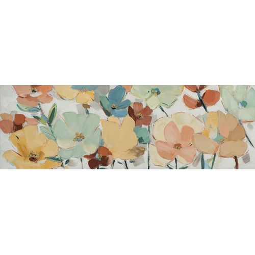 4050743068504 - Gemälde PASTELLBLUMEN (BHT 150x50x380 cm) BHT 150x50x380 cm bunt Bild Kunstdruck Wandbild
