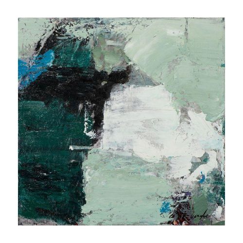 4050743068832 - Keilrahmenbild FRISCHES TÜRKIS (BHT 60x60x370 cm) BHT 60x60x370 cm türkis