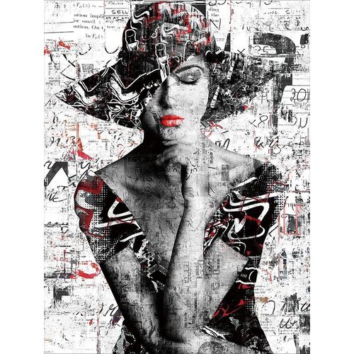 4050743068337 - Glasbild 70´er SCHLAPPHUT (BHT 90x120x40 cm) BHT 90x120x40 cm schwarz Acrylglasbild