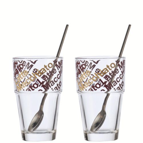 4002541425539 - Latte-Macchiato-Glas-Set SOLO (BHT 910x2020x870 cm) BHT 910x2020x870 cm bunt 4002541425539 - Latte-Macchiato-Glas-Set SOLO (BHT 910x2020x870 cm) BHT 910x2020x870 cm bunt