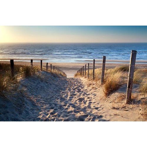 4050743033632 - Kunstdruck SANDWEG ZUM MEER (LB 80x120 cm) LB 80x120 cm bunt Bild Gemälde Wandbild