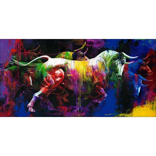 4019449405327 - Originalbild COLOURFUL BULL II (LB 90x180 cm) PRO ART 4019449405327 - Originalbild COLOURFUL BULL II (LB 90x180 cm) PRO ART